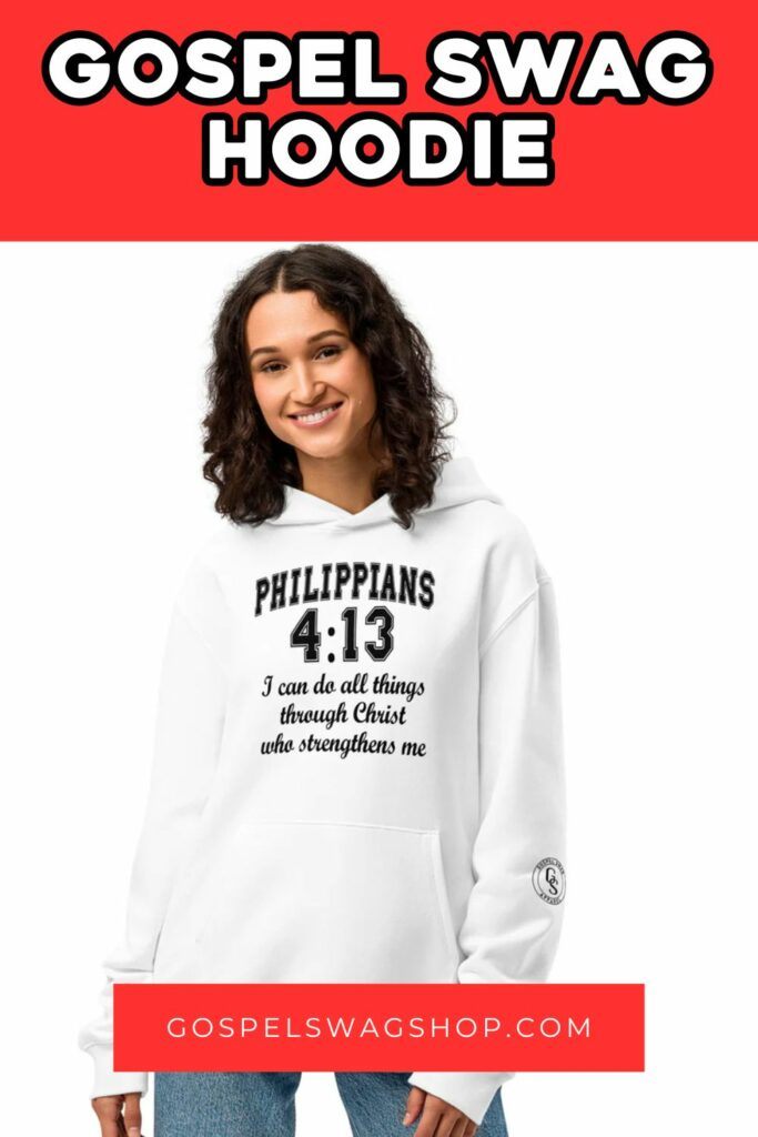 church merch ideas hoodie white