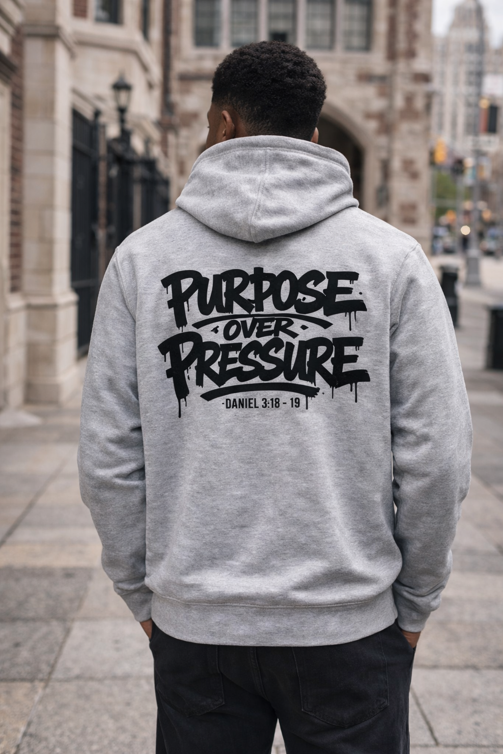 Purpose over Pressure Grafitti Hoodie